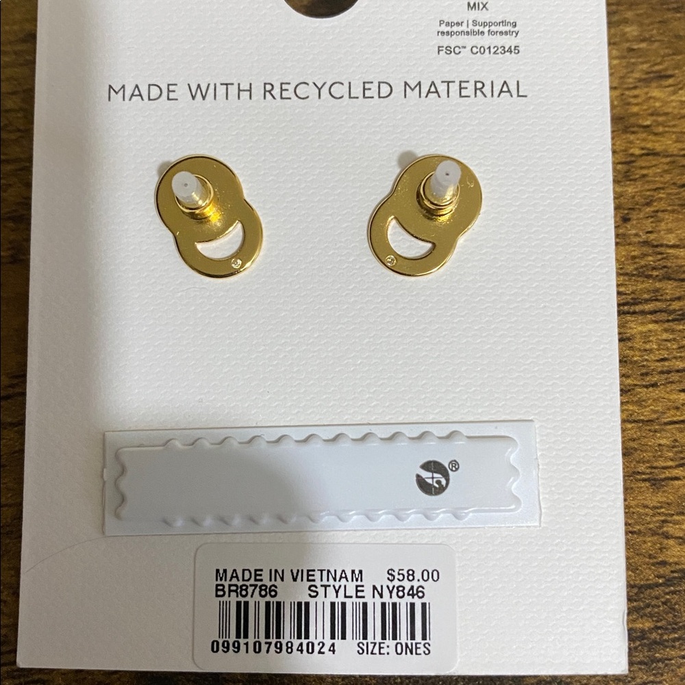 NWT MADEWELL Beaded Cluster Drop Statement Earrings - Picture 7 of 7